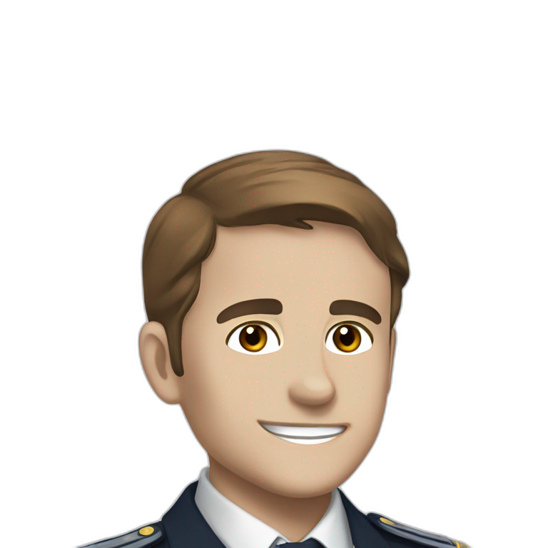 "Smiling Solo in Uniform" emoji