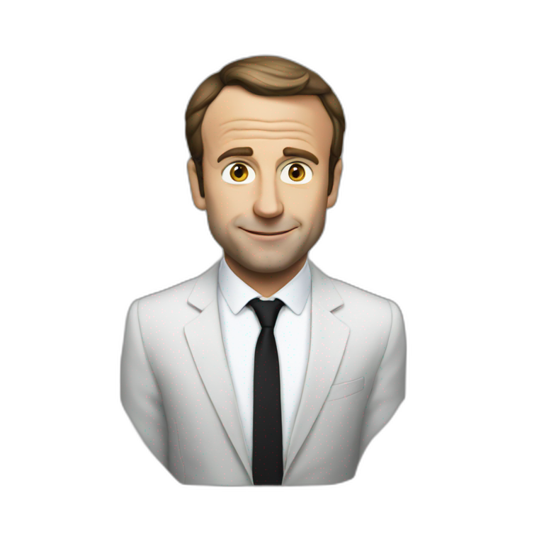 Macron Slip emoji