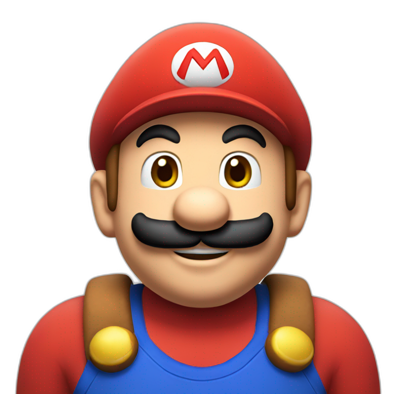 Mario game character emoji