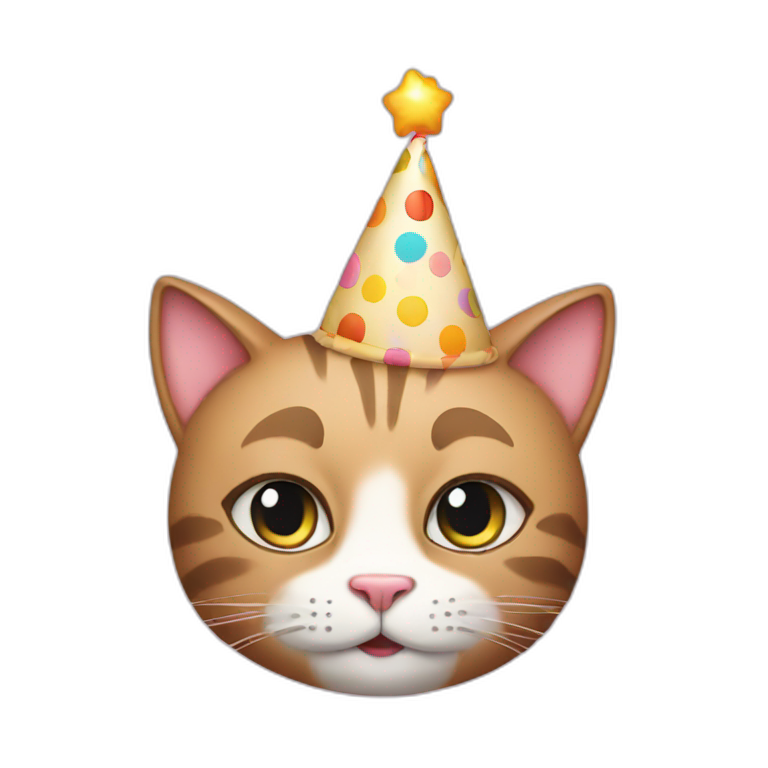 birthday cat emoji