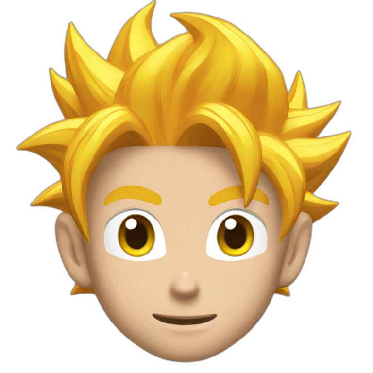 Goku dragonball endant emoji