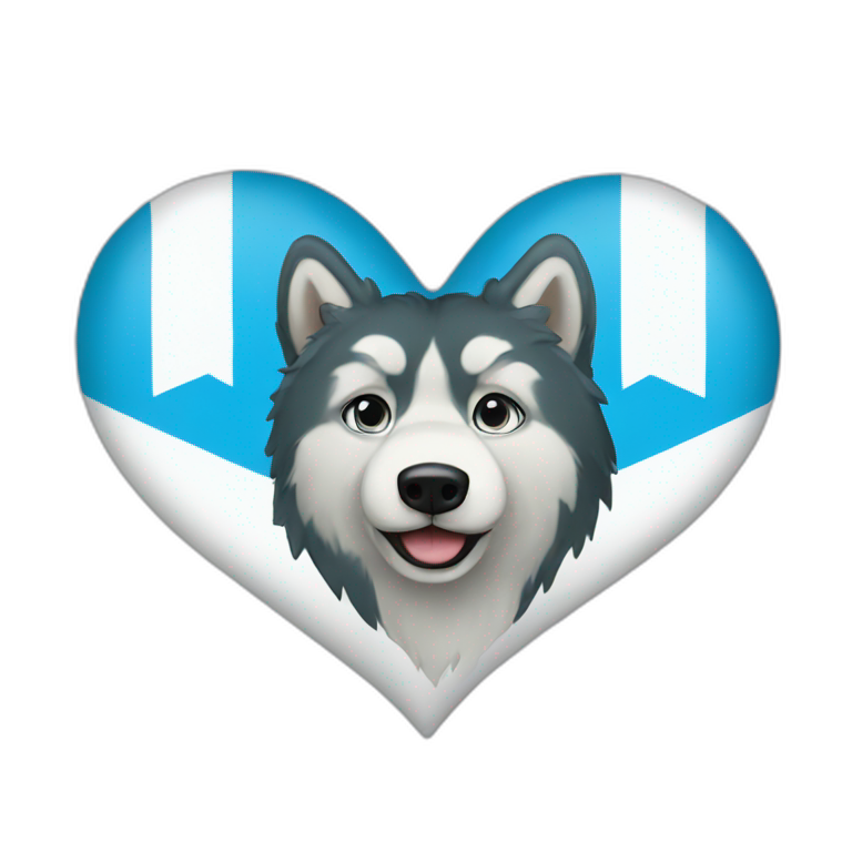 siberian-flag-heart emoji
