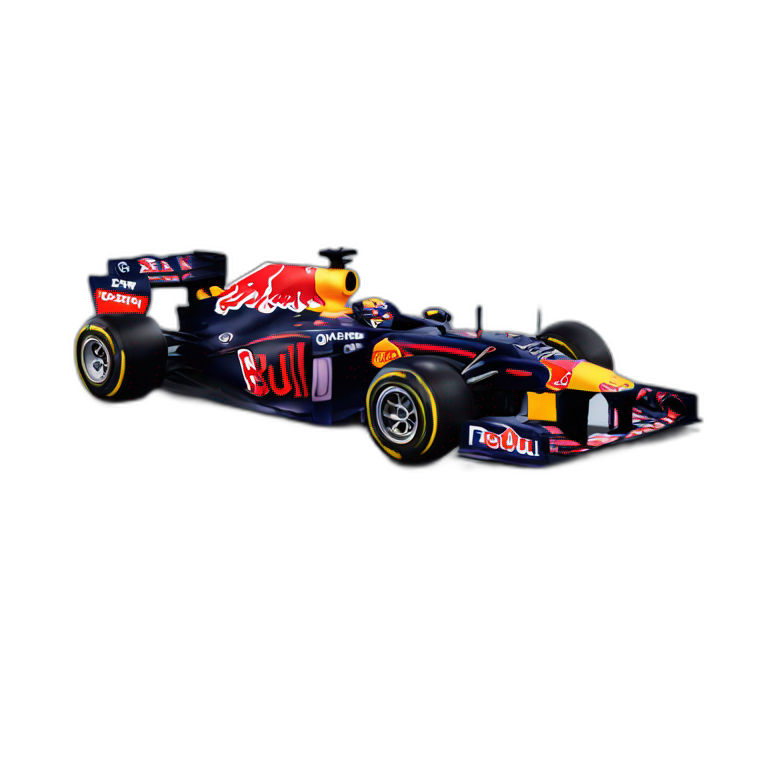 formula 1 car red bull racing emoji