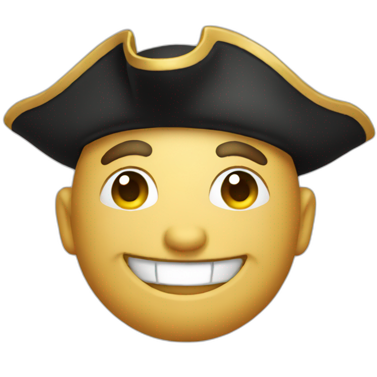 pirate Grinning Face emoji