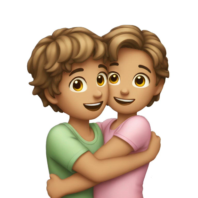 boy and girl cuddling whatsapp emoji
