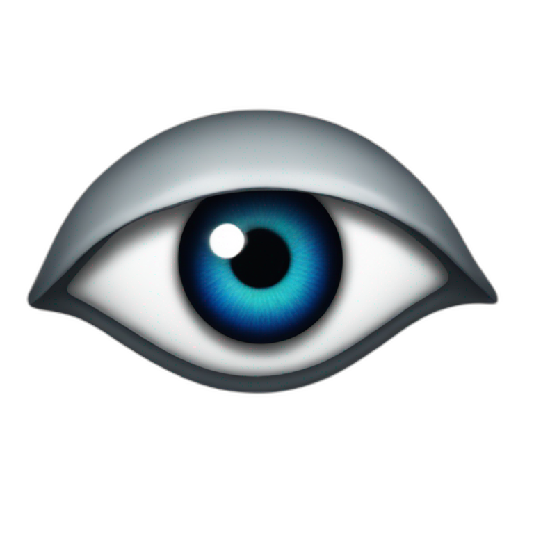 The evil eye emoji