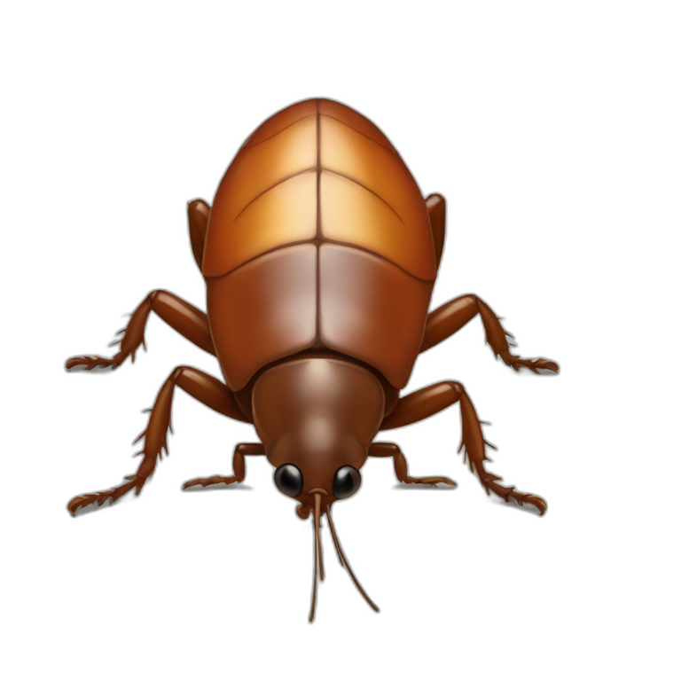 Cockroach in coat emoji