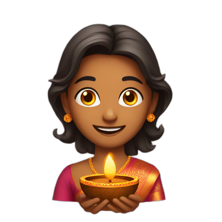 enjoying diwali emoji | AI Emoji Generator