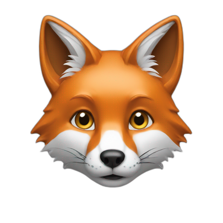 Fox white emoji