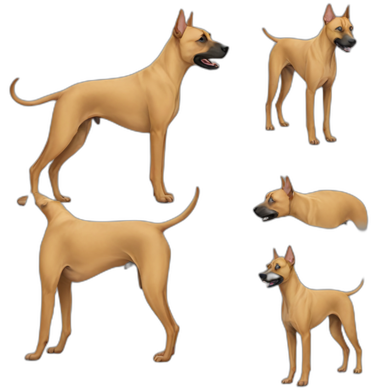 Dog Canine Thai Ridgeback Full-height emoji