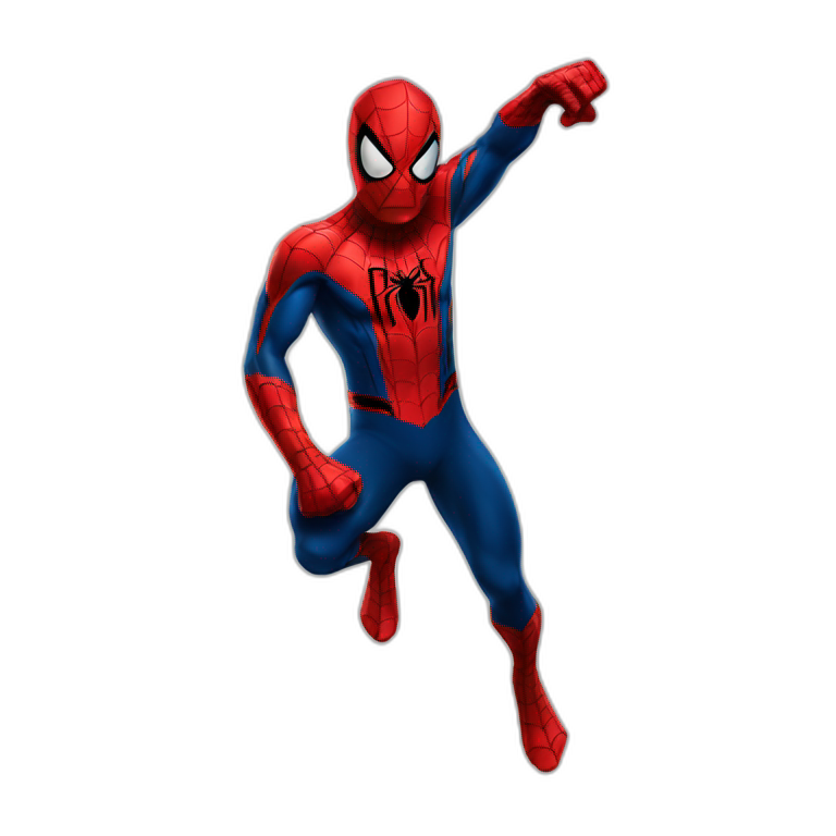 Spiderman pointing emoji