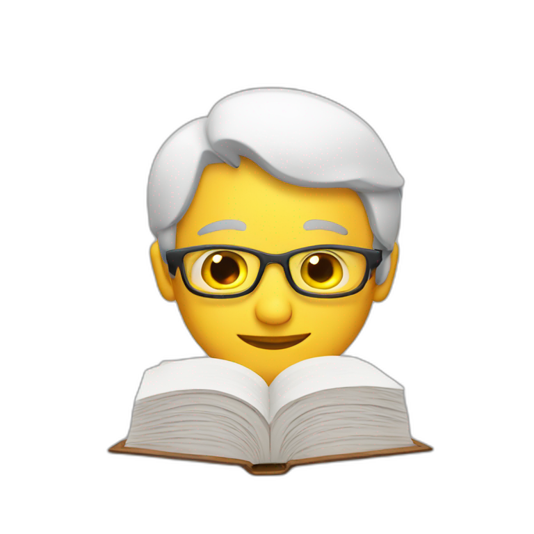 leyendo  emoji