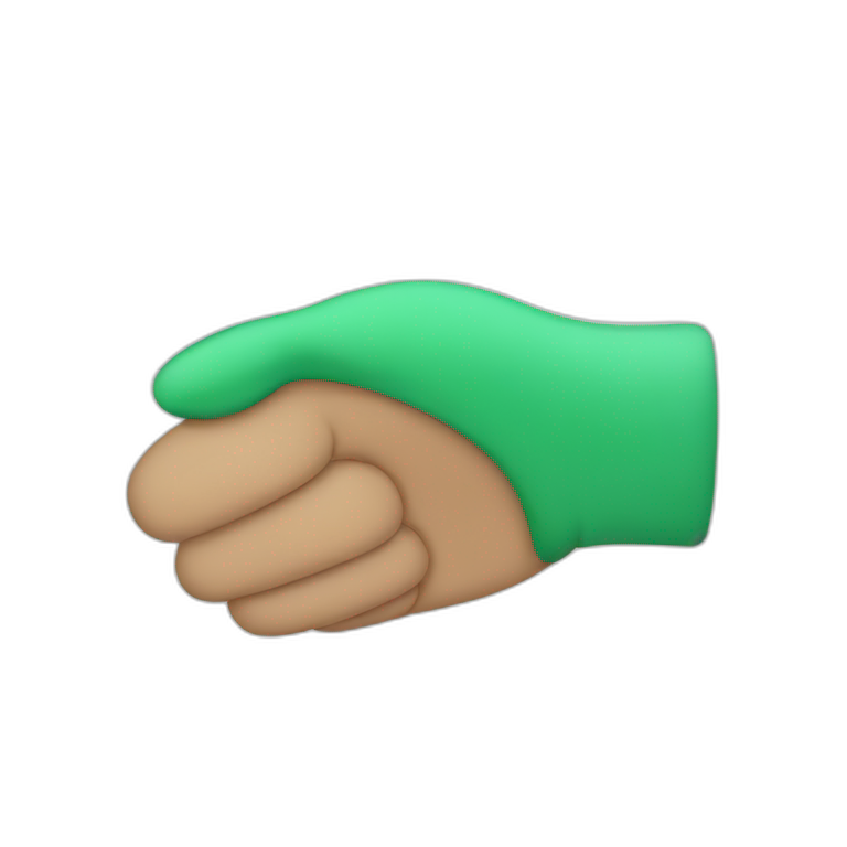 Hand left swiping emoji