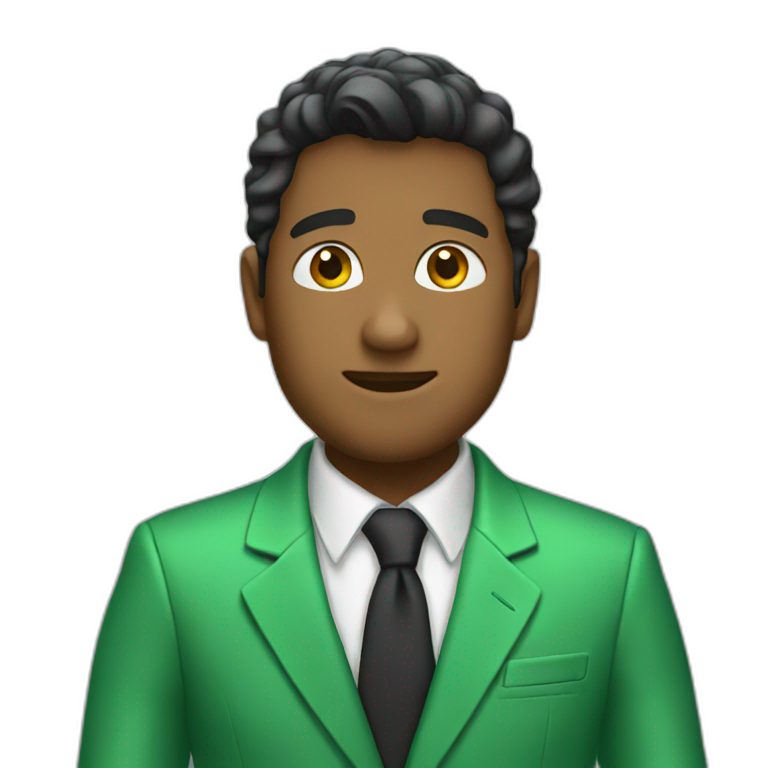 Green blazer emoji