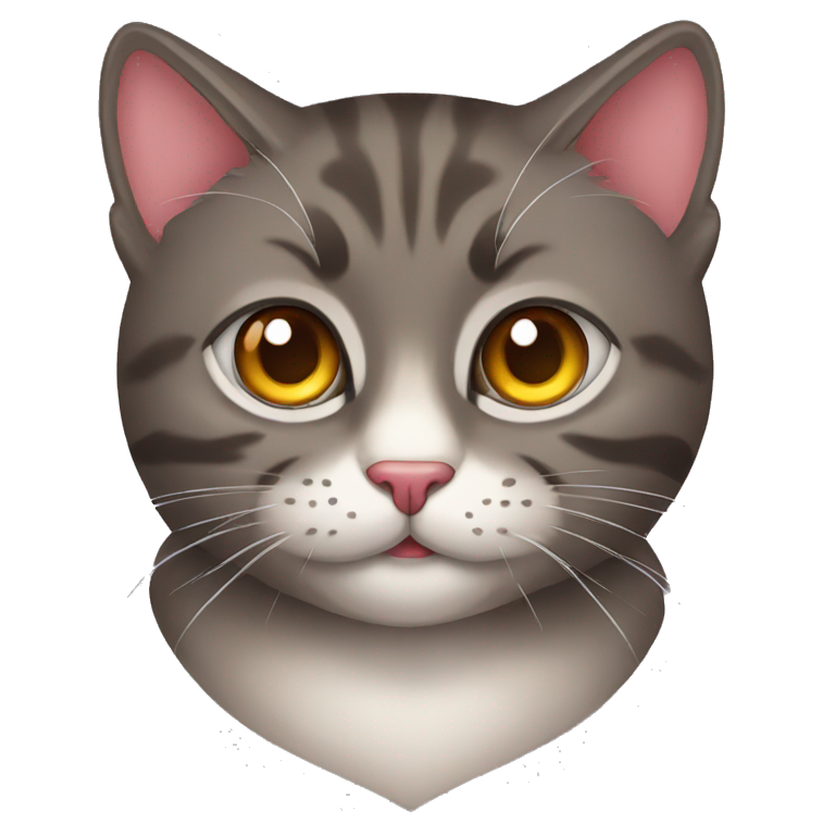 Gato con ojos de corazón  emoji