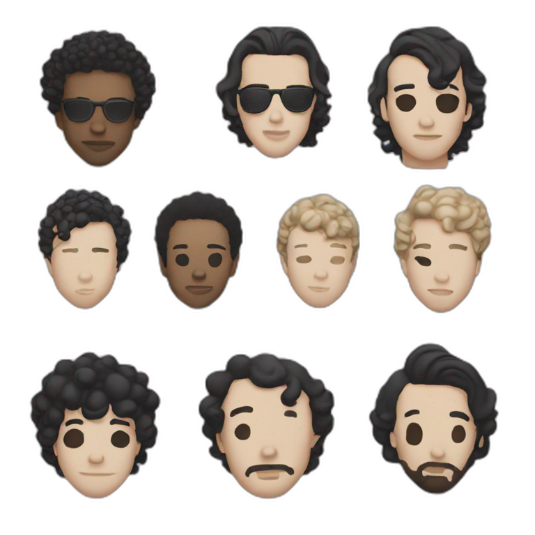 The 1975 band emoji