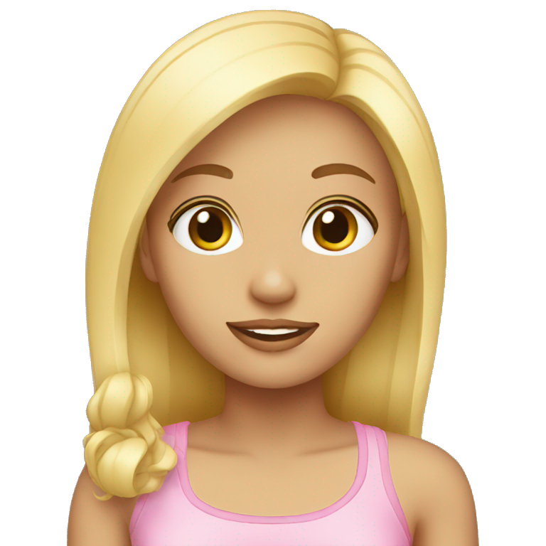 Girl blonde emoji