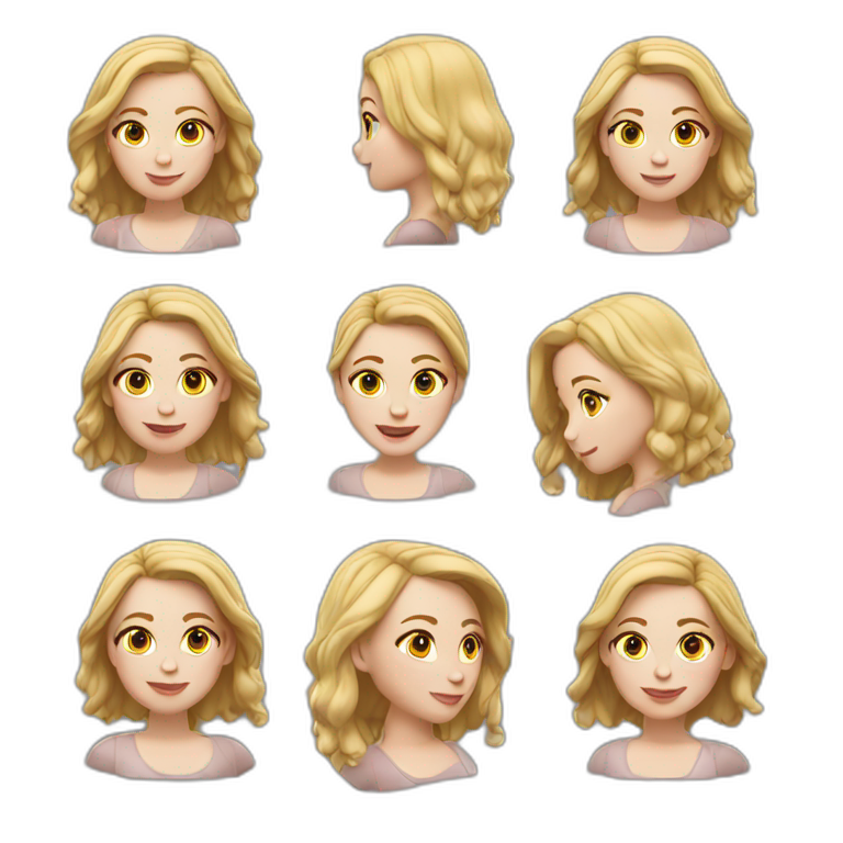 white-girl-3d-artist emoji