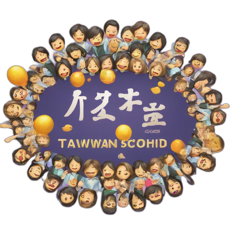 Taiwan school reunion logo emoji
