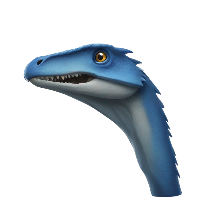 blue Velociraptor claw emoji