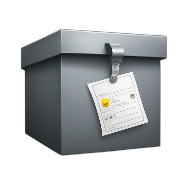 safe as a voters ballot box emoji