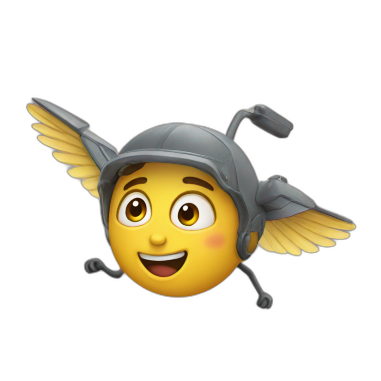 flying emoji