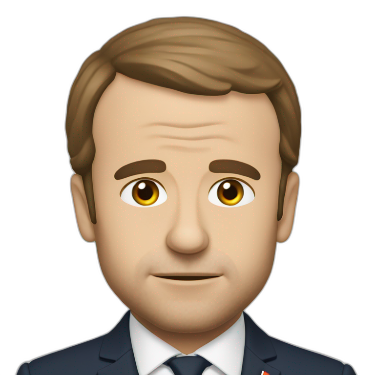 Macron qui dort emoji