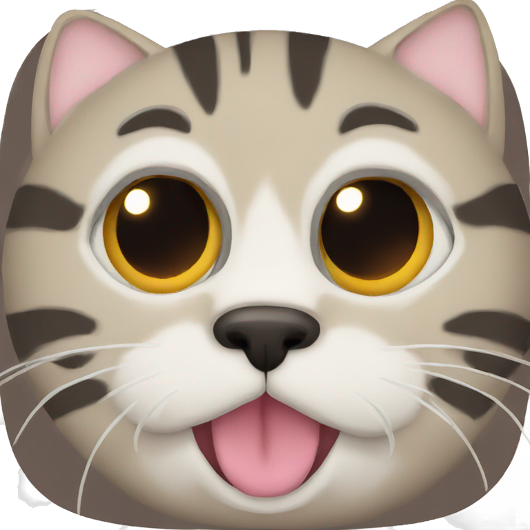 cat tongue emoji