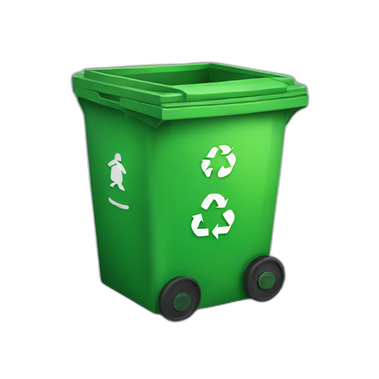 Recycle bin  emoji