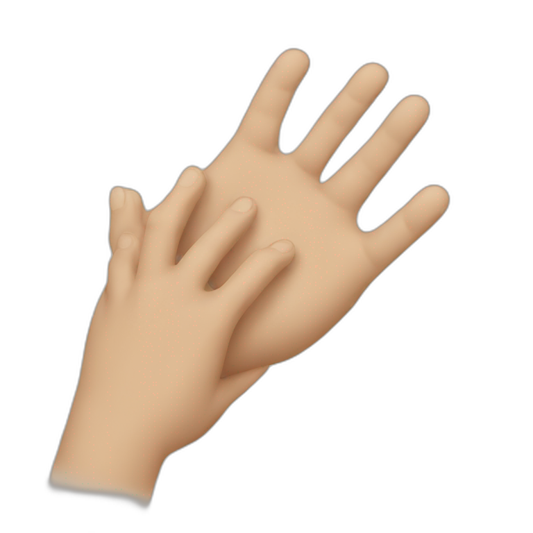 Hands rubbing  emoji