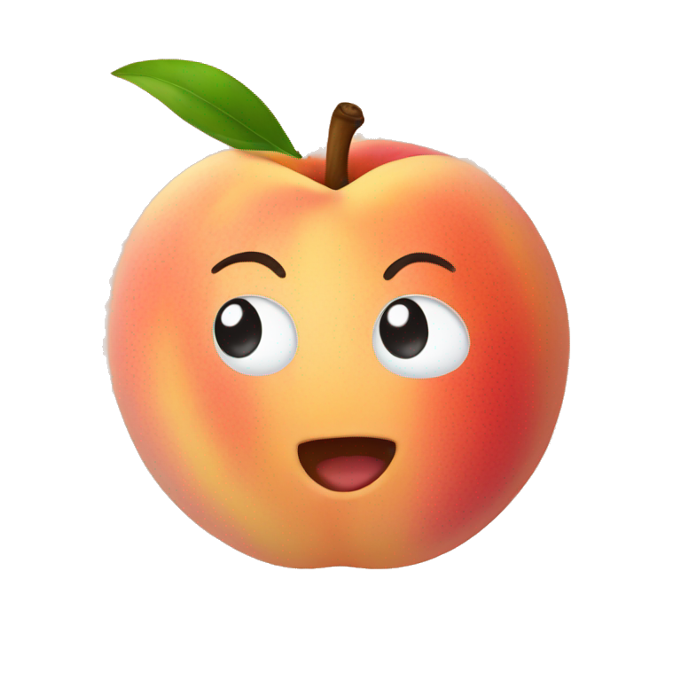 Peach  emoji