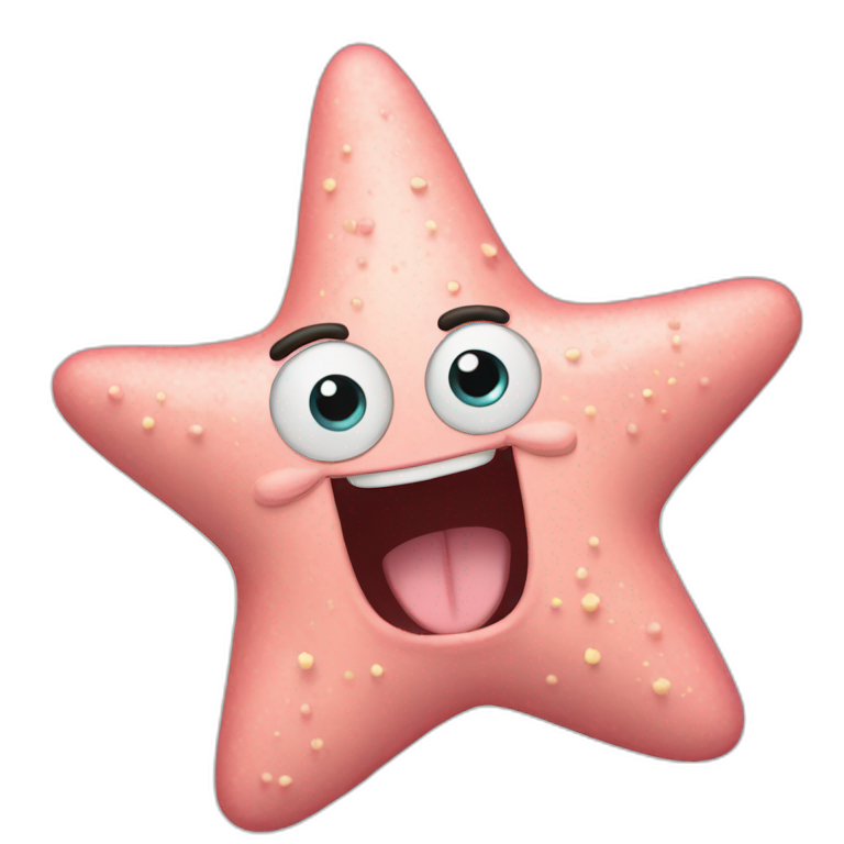 Patrick star emoji