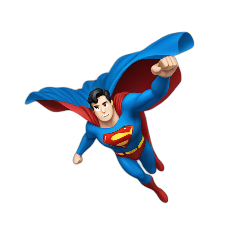 superman flying emoji emoji