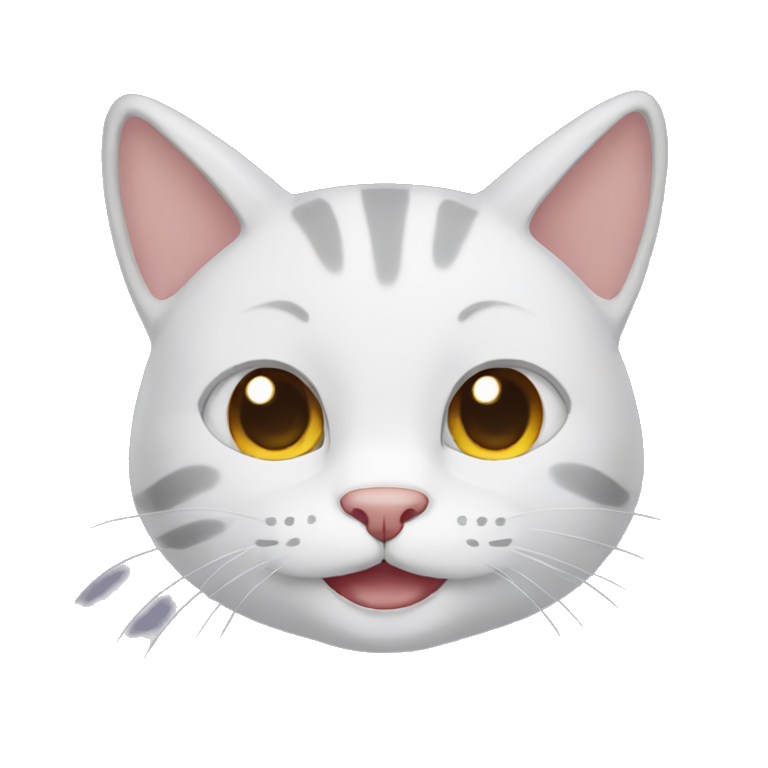 Happy cat emoji