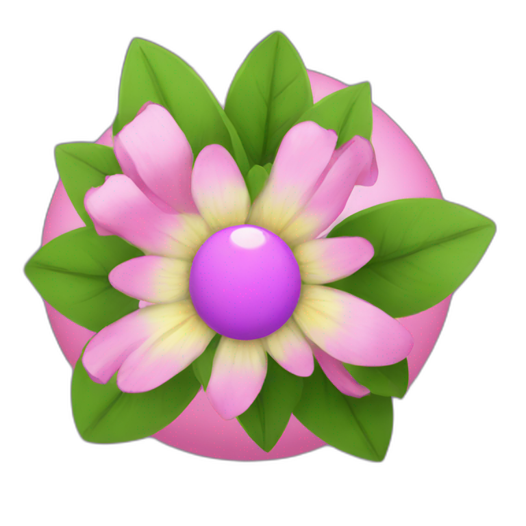 flowers sphere emoji