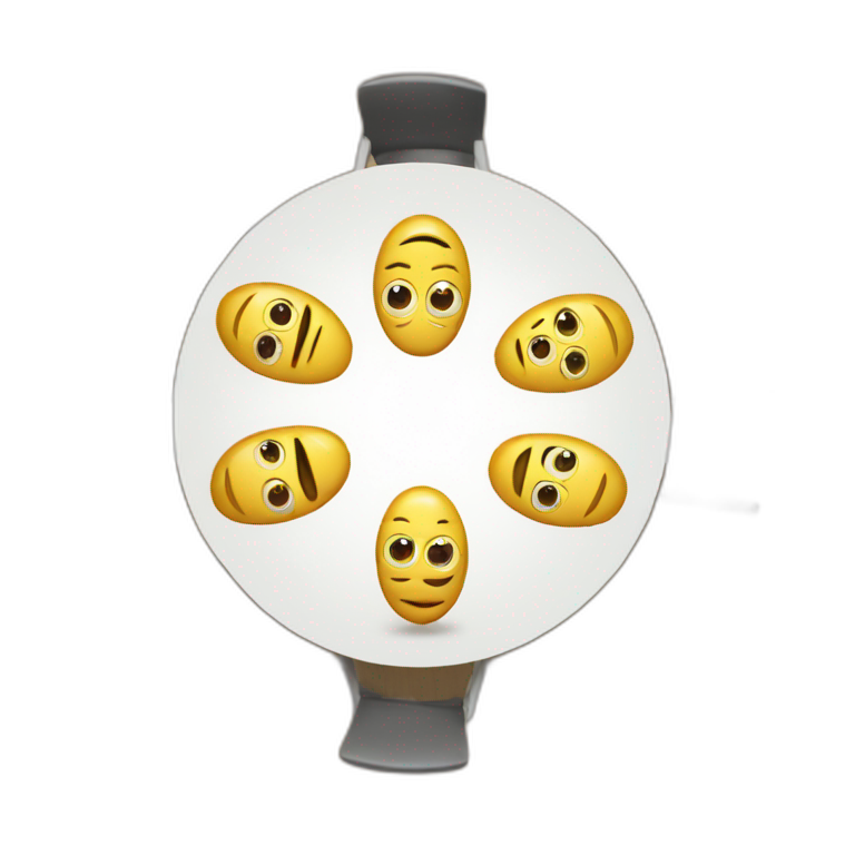 Eight-head-on-the-table emoji