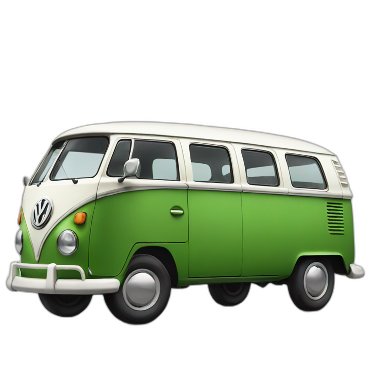 green first generation Volkswagen  emoji