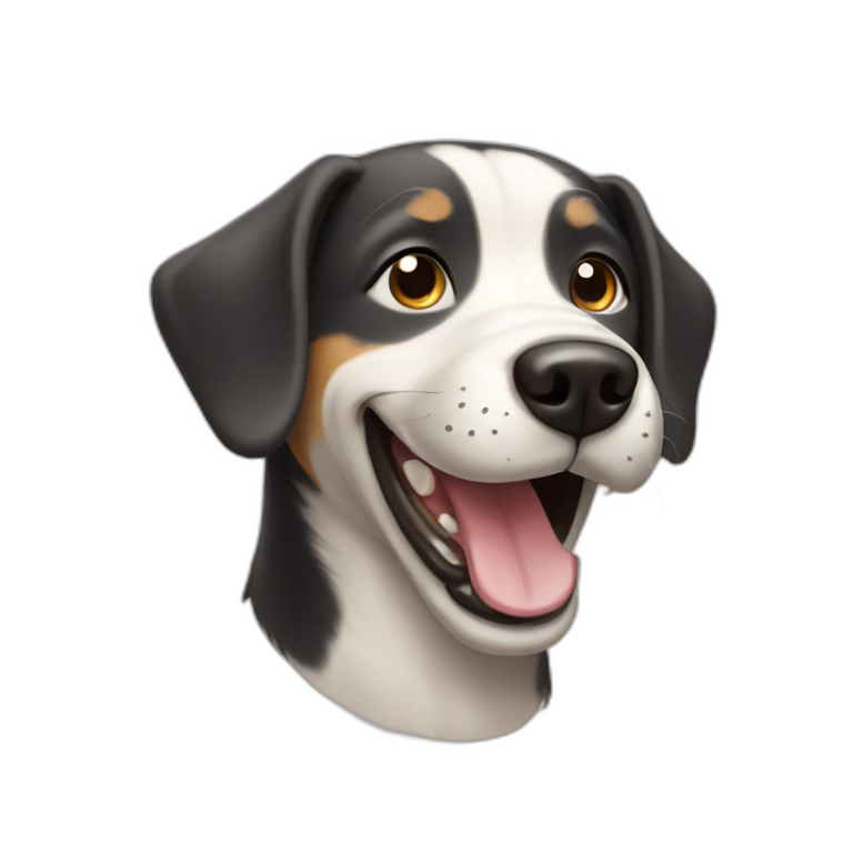 Happy dog emoji