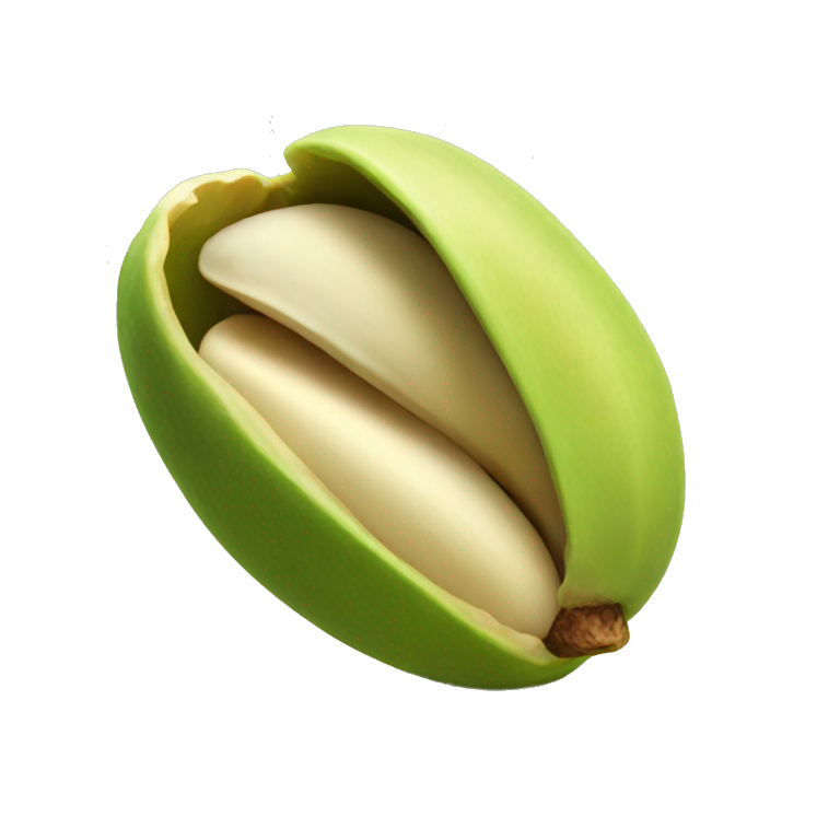 pistachio open emoji