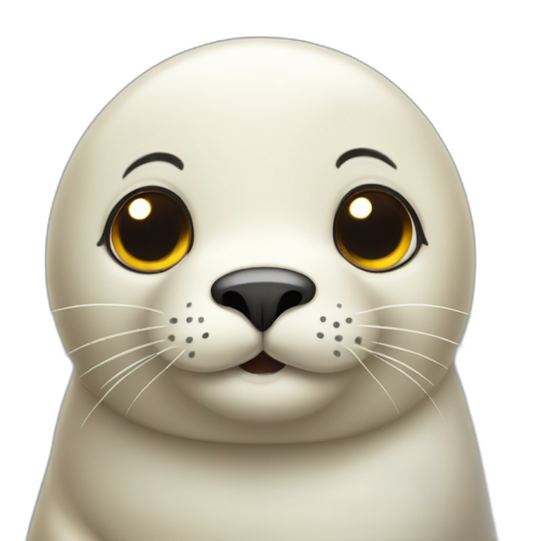 cute seal game character emoji