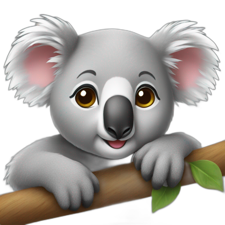 a-designer-koala emoji