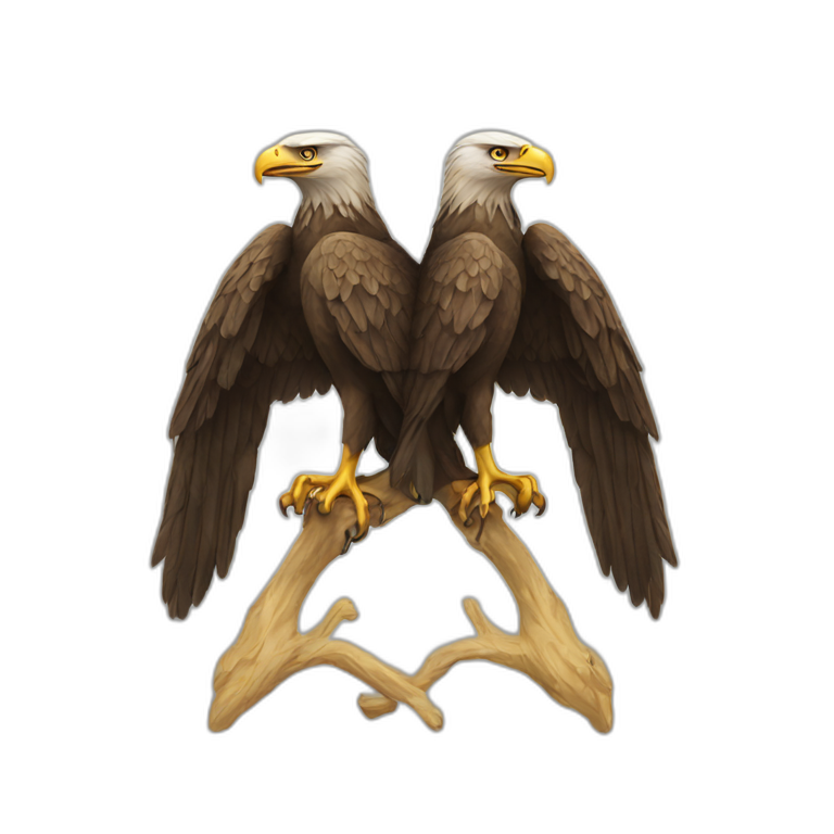 two-headed eagle emoji