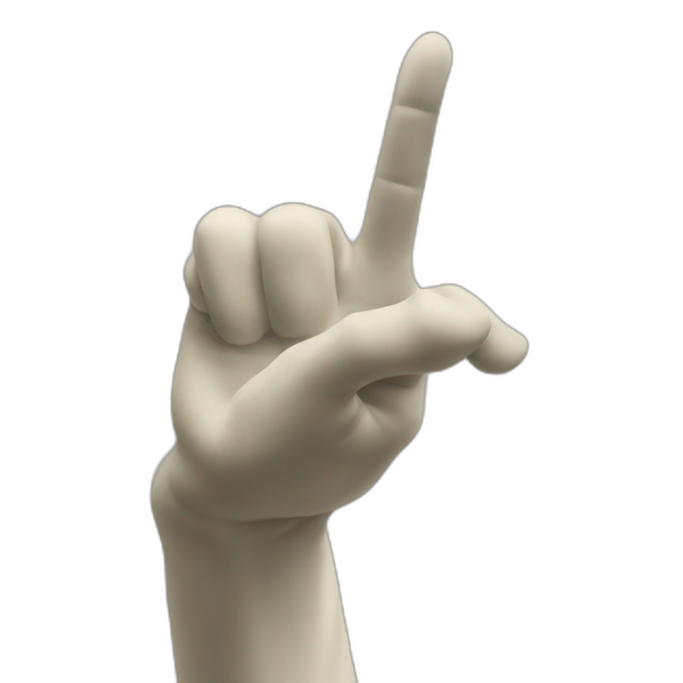 italian statue pinched 2 finger italian gesture emoji