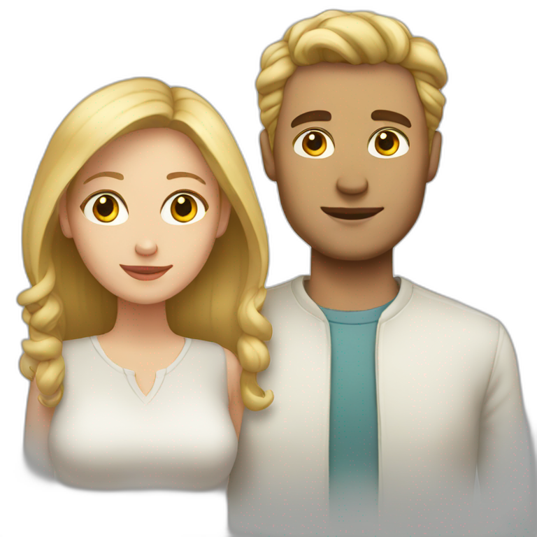 white people couple emoji