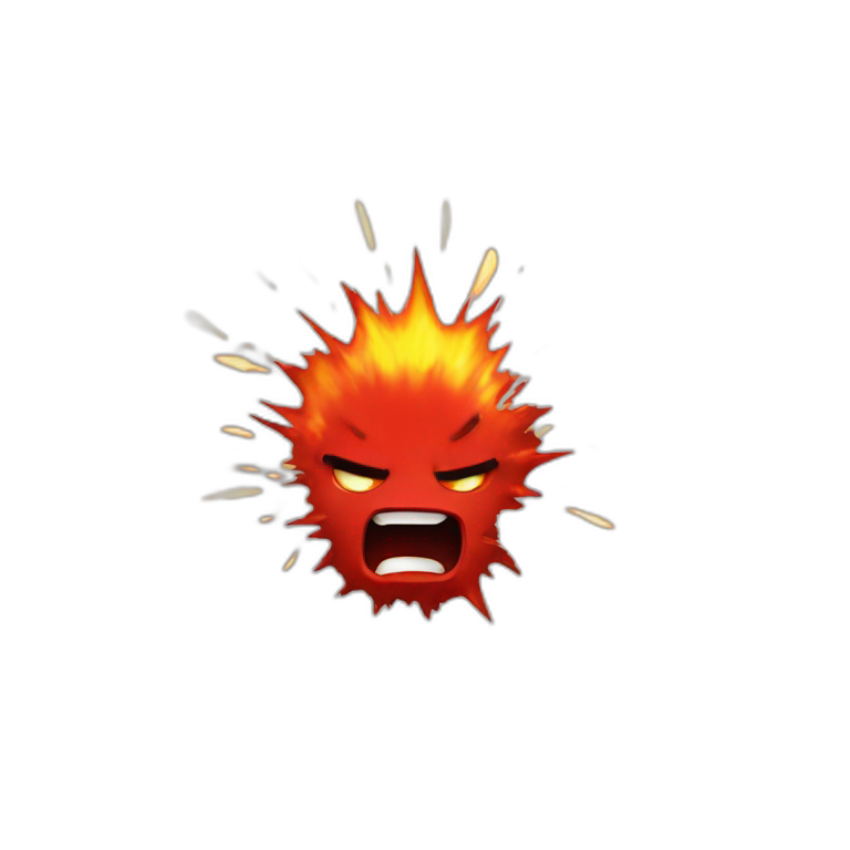 exploding rage red templier emoji