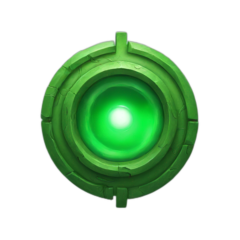 green portal emoji