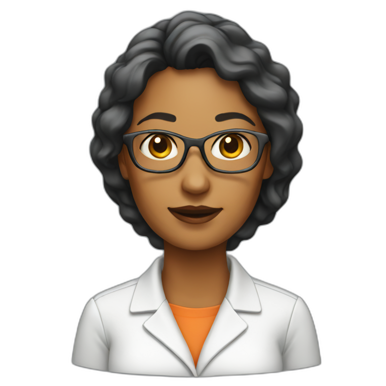 Computer scientist woman emoji