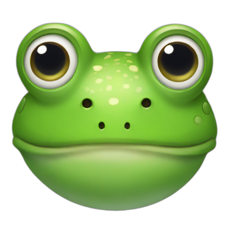 frog rolling eyes emoji