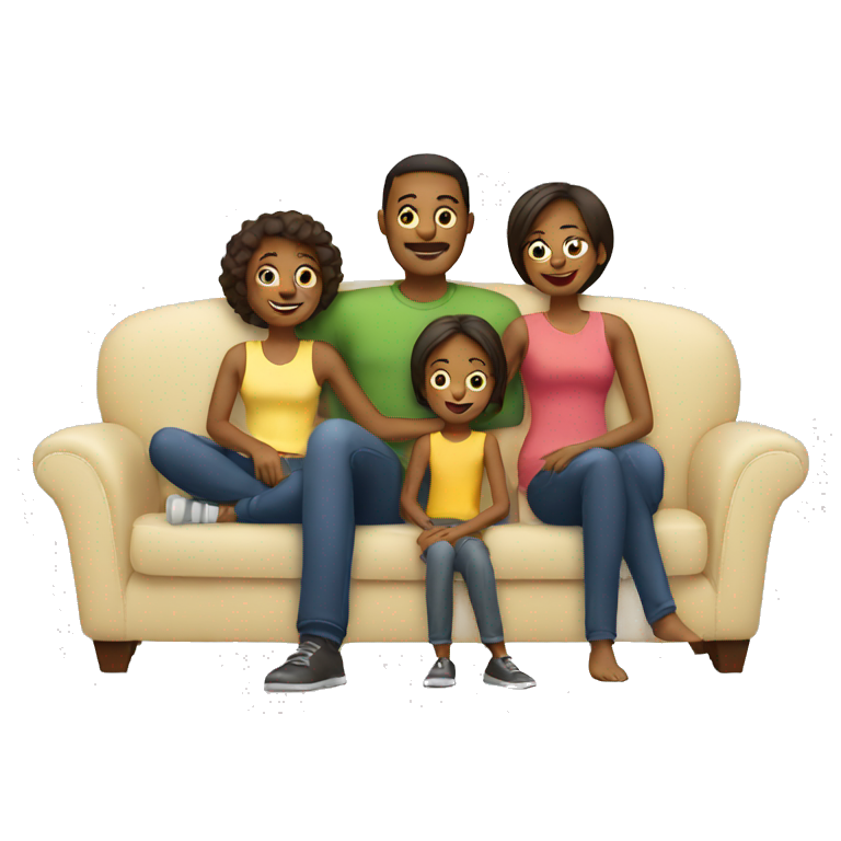 family on couch emoji