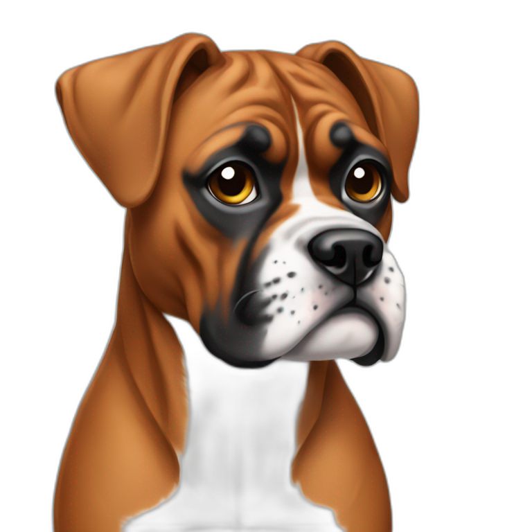 Boxer dog emoji